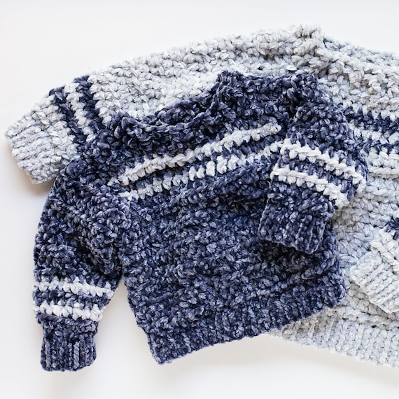 velvet yarn sweater crochet pattern