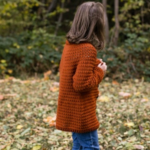 Baby, Toddler, Child, Youth Crochet Cardigan Sweater Pattern, The Willow Cardigan by Teal & Finch image 6