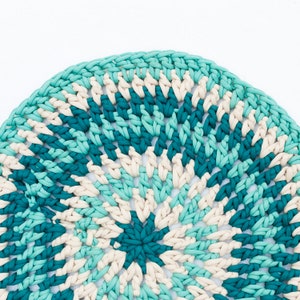 Quick & Easy Crochet Rug Pattern, Jumbo Yarn, Bath Mat, DIY Rug, Beginner friendly, tutorial image 6