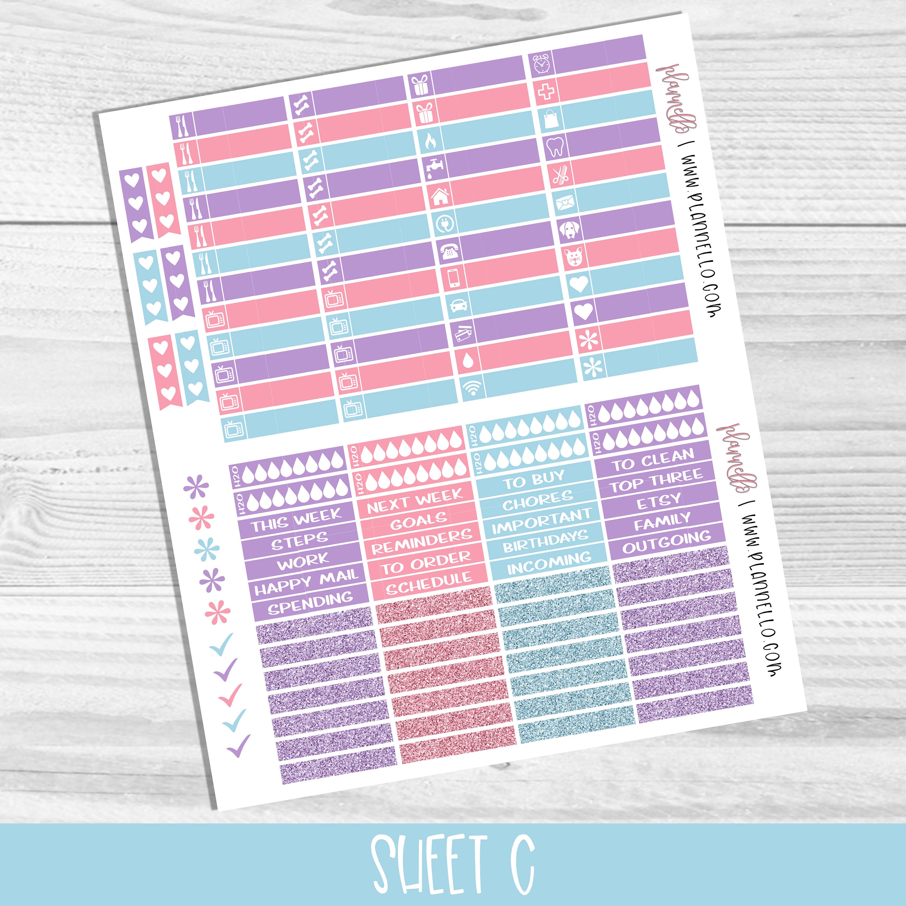 Winter Fun Erin Condren Printable Planner Stickers Winter | Etsy
