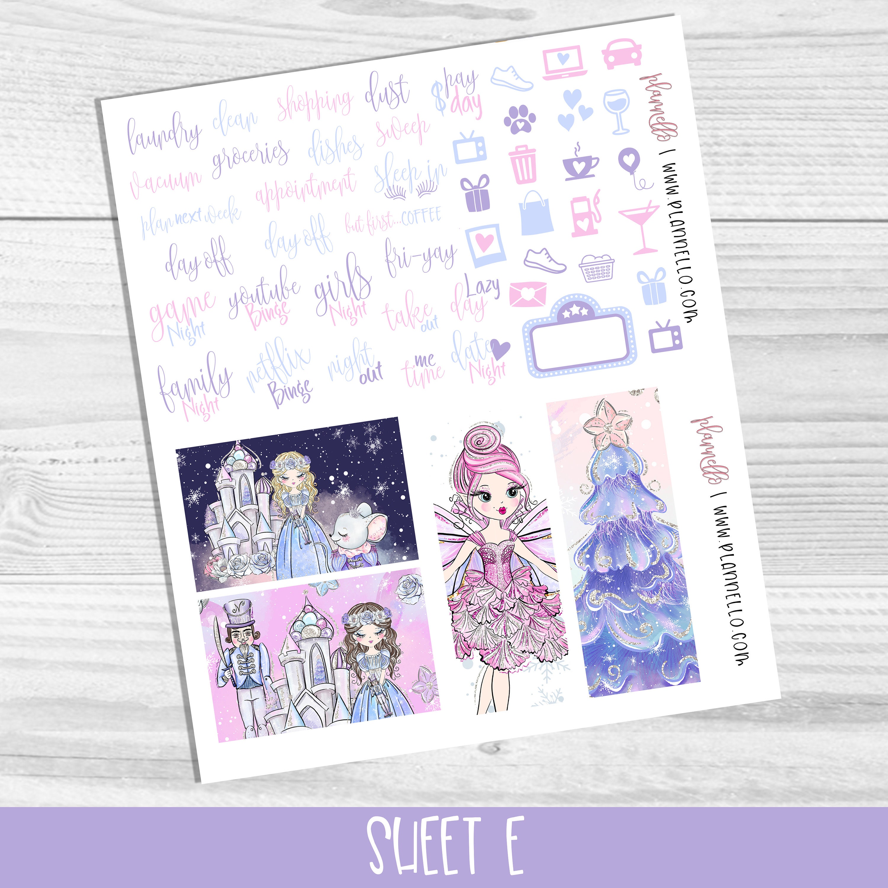 The Nutcracker Printable Planner Stickers, Erin Condren Stickers ...