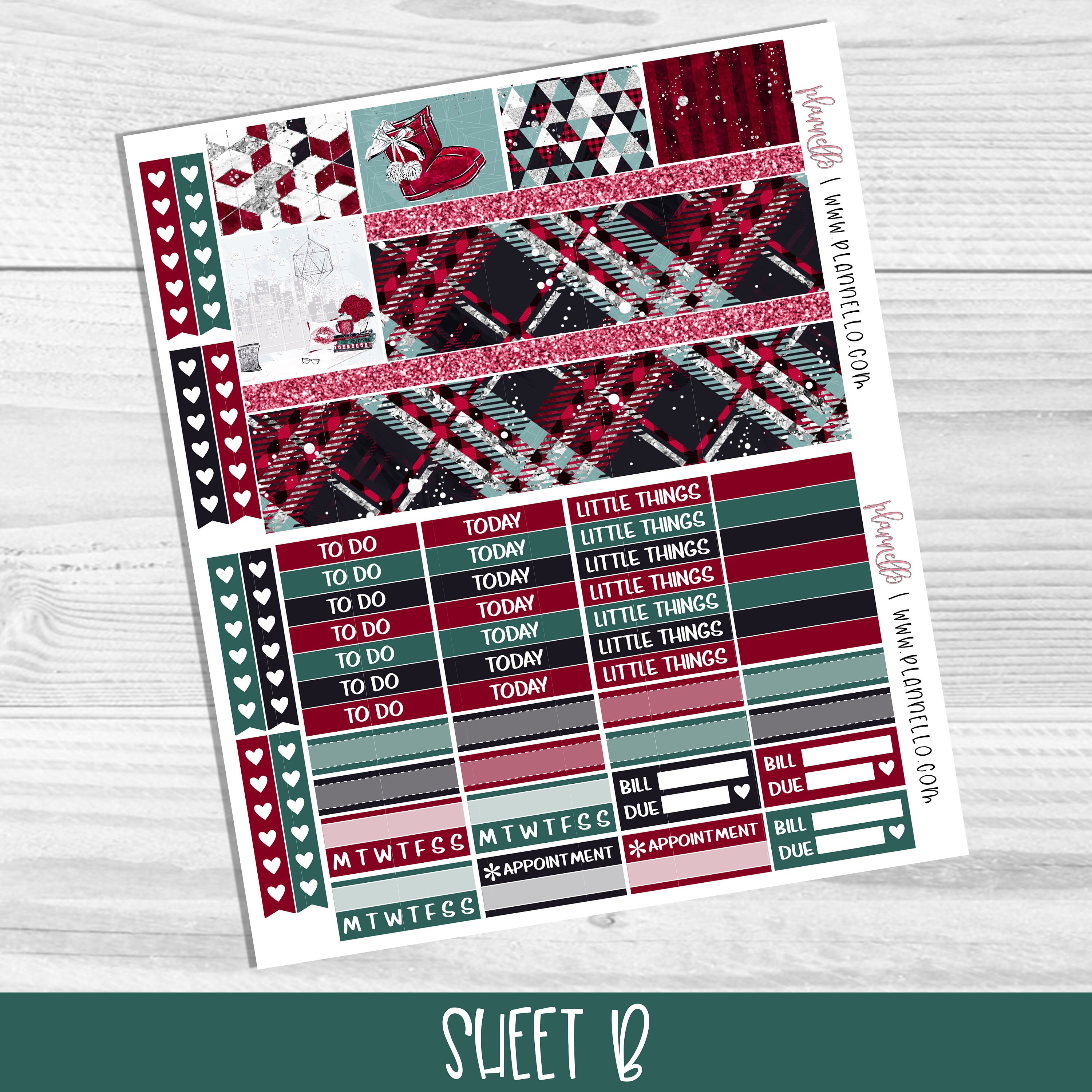 Cozy Winter, Happy Planner Printable Planner Stickers, Winter Planner ...
