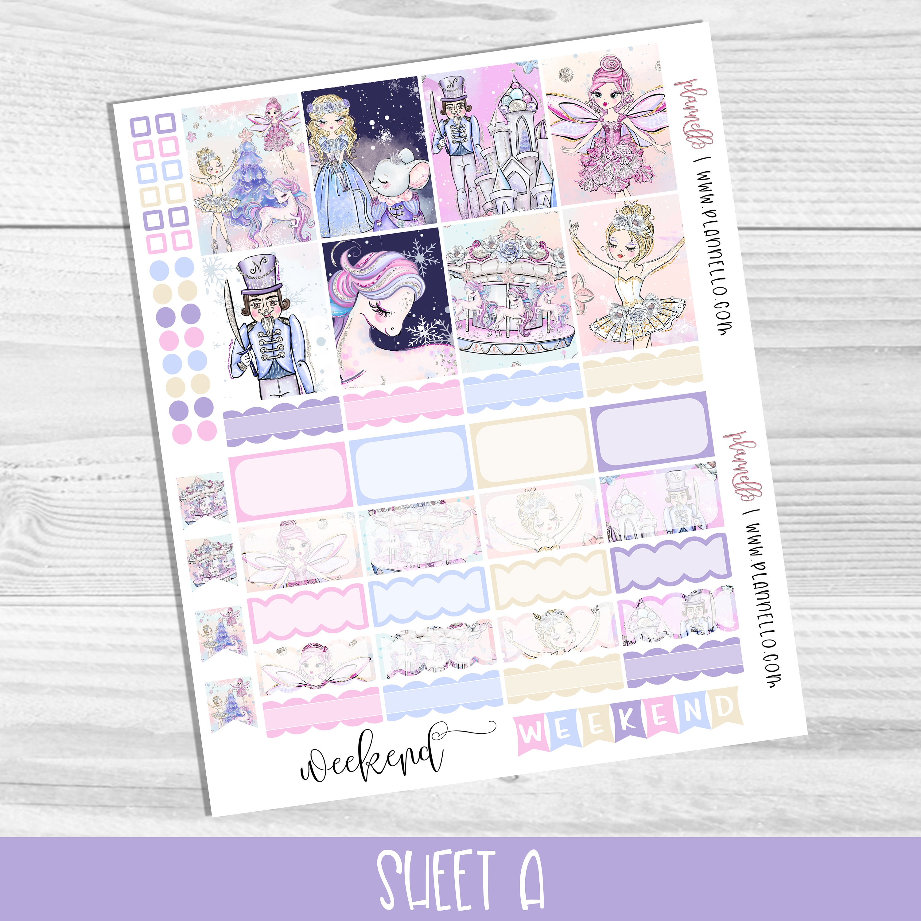 The Nutcracker Printable Planner Stickers, Erin Condren Stickers ...