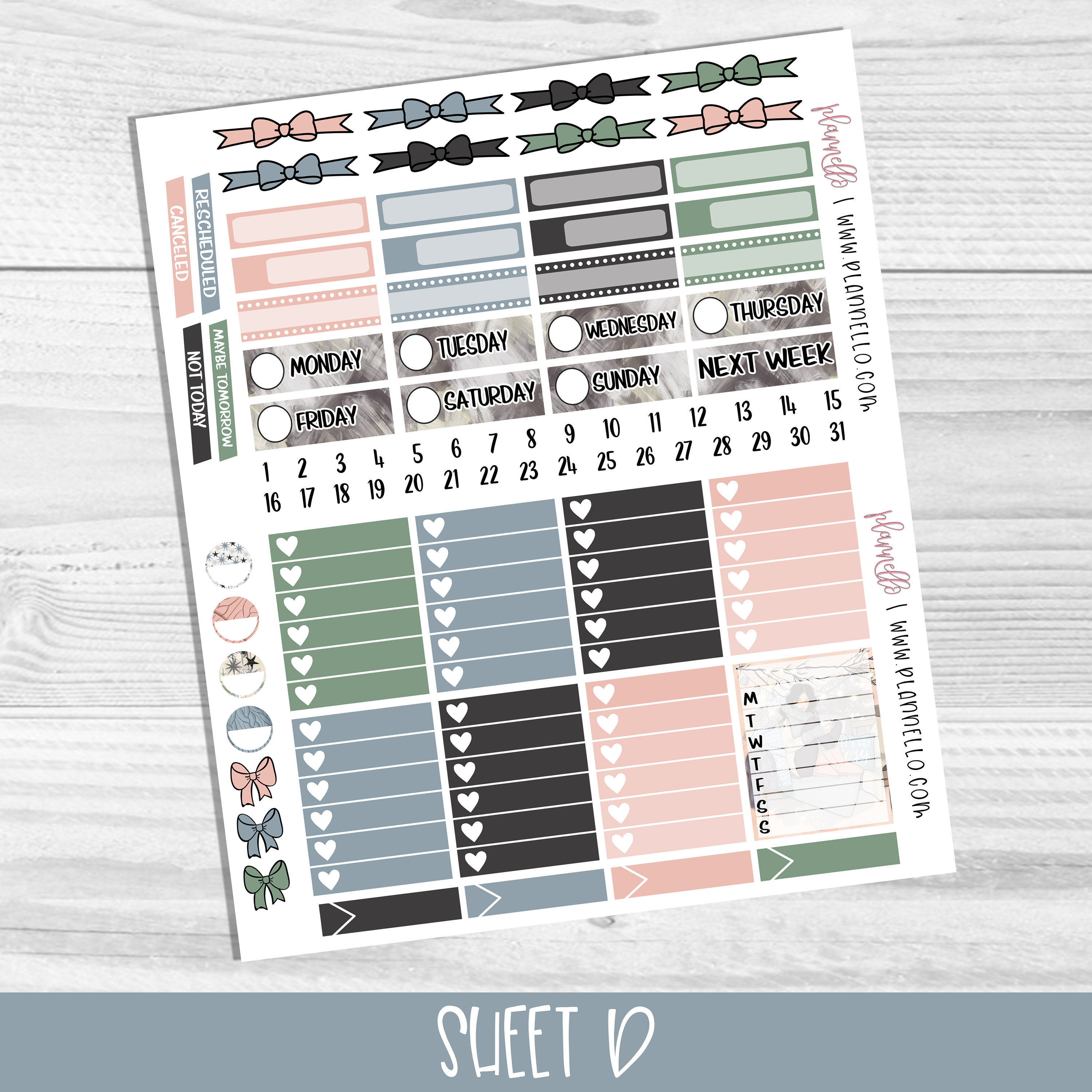 Sweater Weather Printable Planner Stickers, Erin Condren Stickers ...