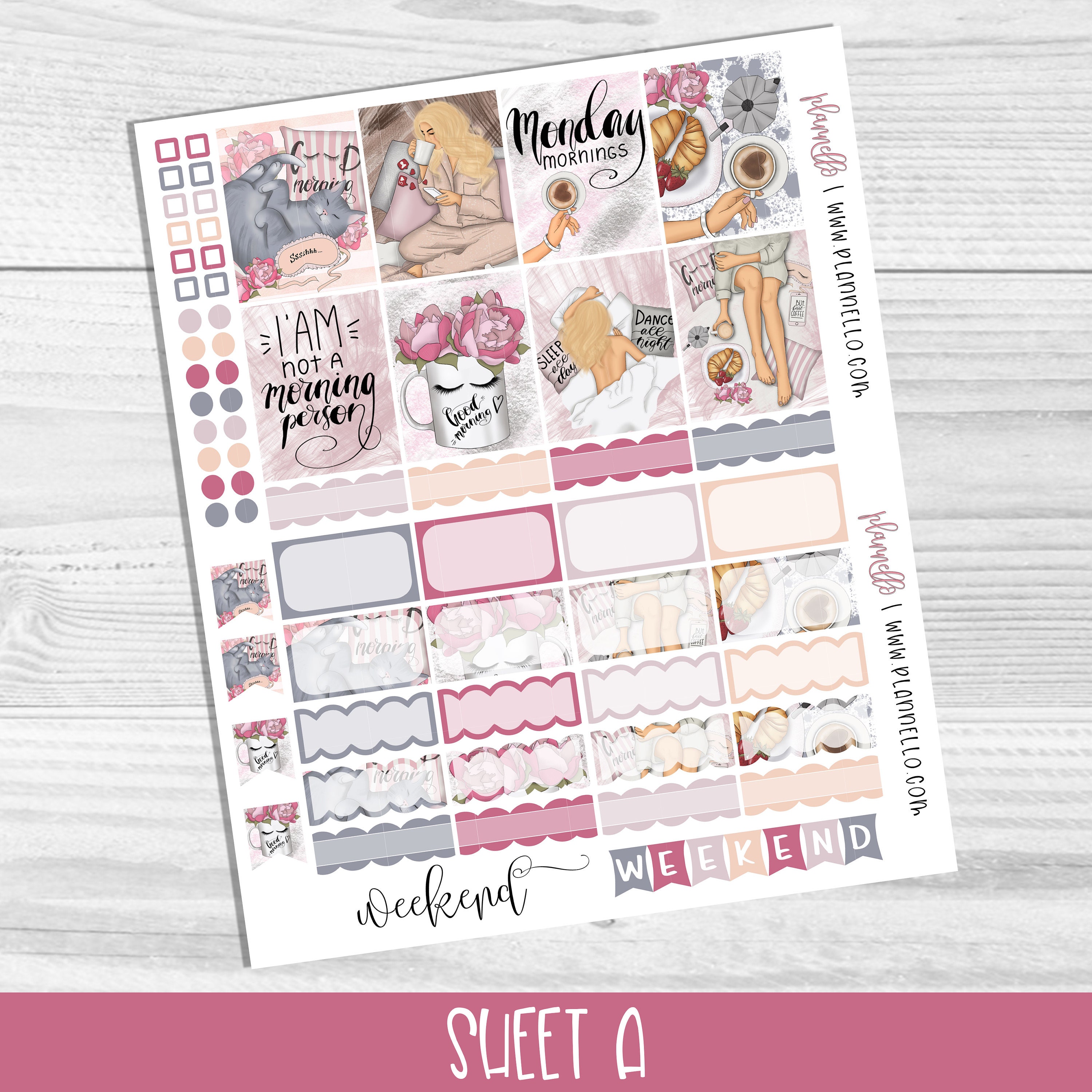 Printable Sticker Kit Erin Condren Printable Planner | Etsy