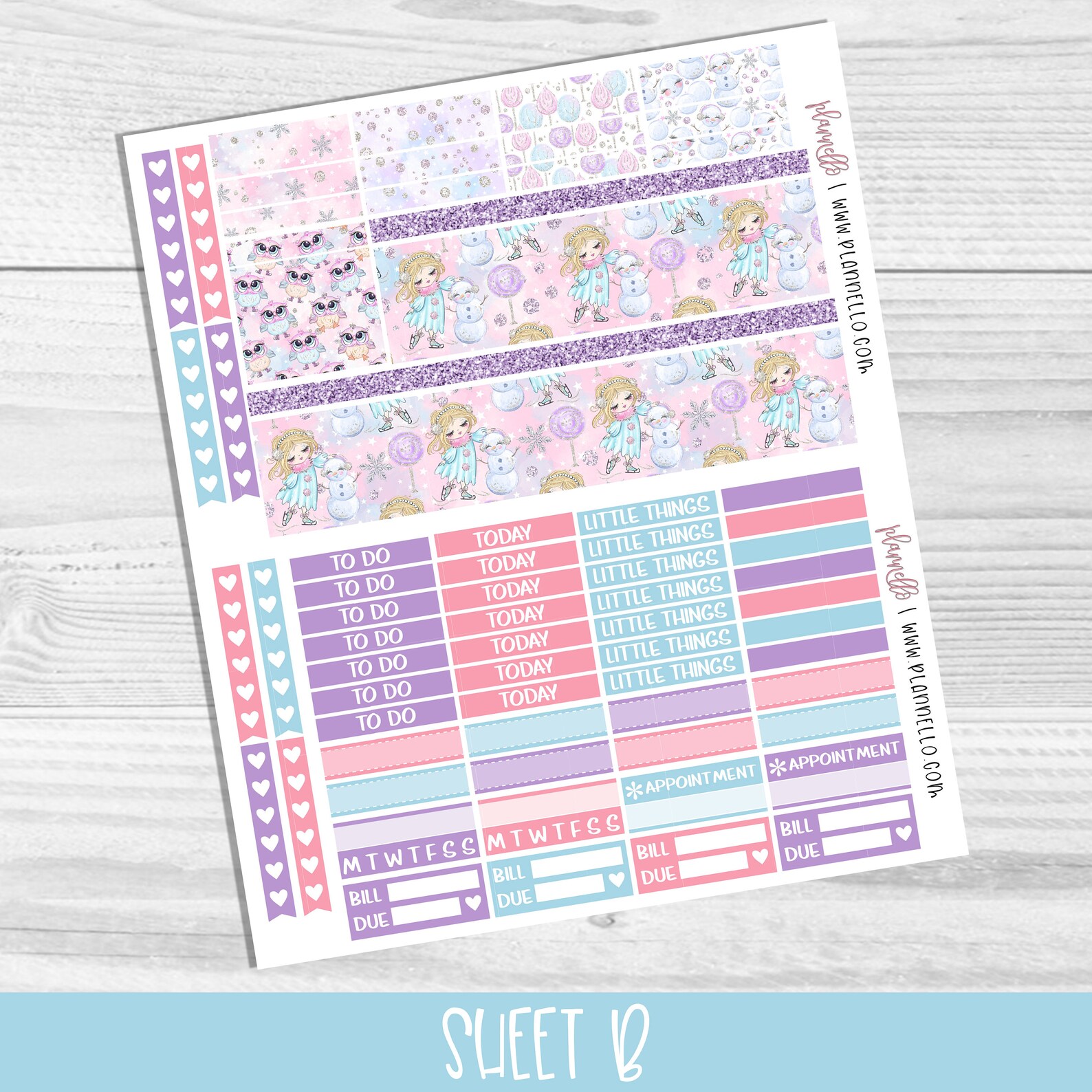 Winter Fun Erin Condren Printable Planner Stickers Winter | Etsy
