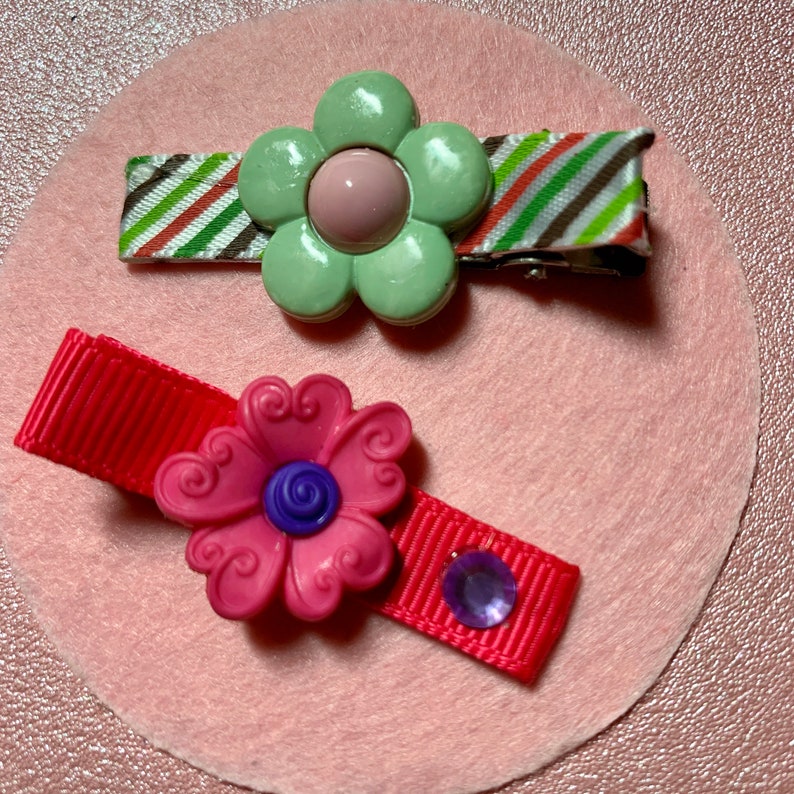 Adorable Trio Hair Clips Barrettes Baby Girl