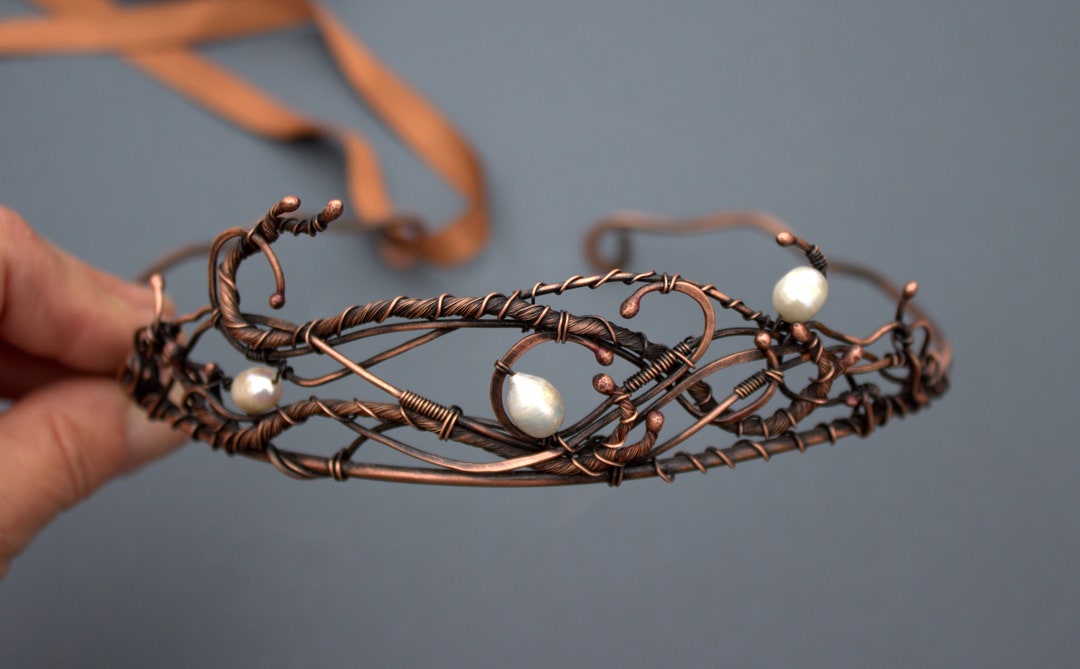 Elfenkrone Mit Kristallen - Verstellbarer Kopfschmuck Für Cosplay & Hochzeit