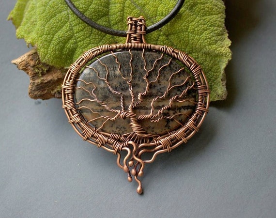 Tree Of Life Necklace Wire Wrap Pendant Wrapped - Wire Wrapped Tree Of Life Pendant Tree Of Life Necklace Wire Wrap Pendant Wrapped - Wire Wrapped Tree Of Life Pendant