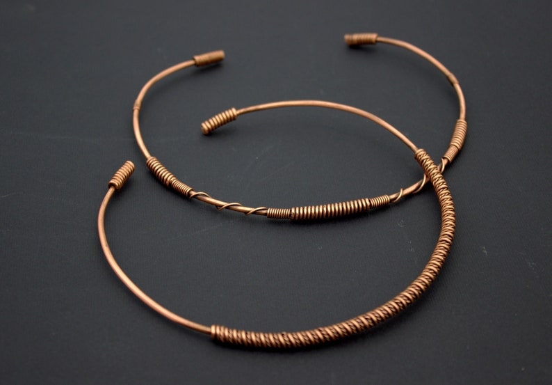 Choker Copper Choker Necklace Copper Jewelry Choker Collar Etsy
