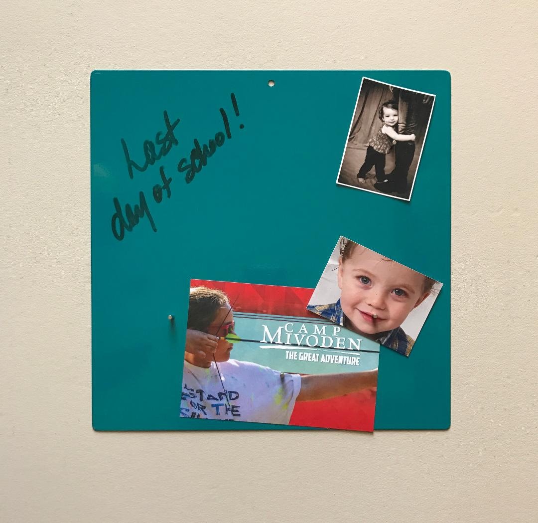 Mid Century Modern Dry Erase Board Bulletin Board Etsy