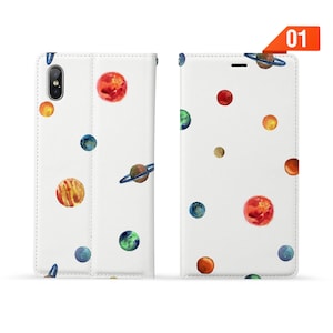 Personalised Initials Name Leather Wallet Stand Flip Case for iPhone 15 Pro Max 15 14 Plus iPhone 15 14 13 12 11 X galaxy1