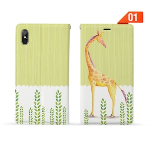 Funda para iPhone Nombre personalizado Cartera de cuero iPhone 15 Pro Max 15 14 Plus iPhone 15 14 13 12 11 X amigo del bosque más lindo