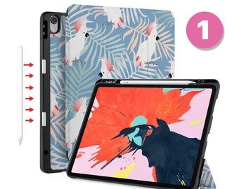 iPad Case 2025 with Pencil Holder for iPad Pro 13 iPad 9.7 10.2 10.9 iPad Air 13 11 10.9 Pro 11 12.9 M1 M2 M4 Bird