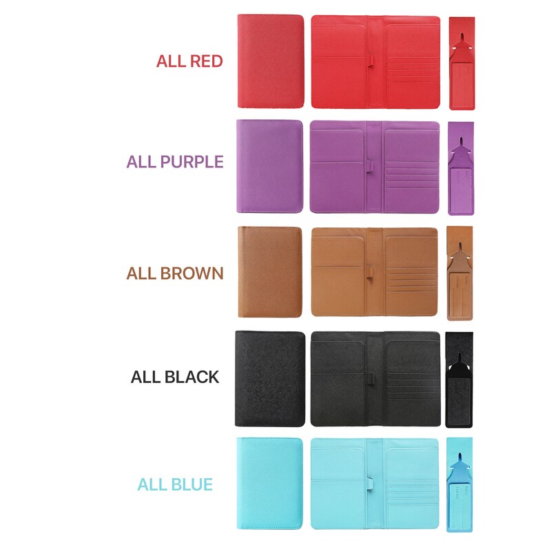 passport cover personalized passport cover RFID blocking classic leather travel wallet horse