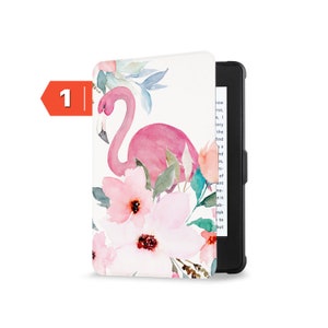 étui à poignée kindle paperwhite 10.2 étui kindle scribe oasis paperwhite couverture tous les nouveaux étuis paperwhite 6.8 kindle 11th gen cover Flamingo 01-Plain
