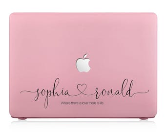 personalized rubberized matte coating hard hardshell case cover for apple macbook pro 13 inch touch bar A1706 A1708 A1989 flamingo pink