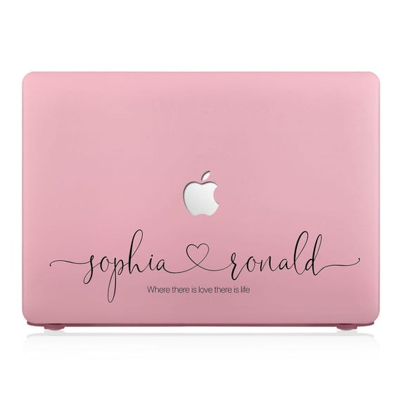 personalized rubberized matte coating hard hardshell case cover for apple macbook pro 13 inch touch bar A1706 A1708 A1989 flamingo pink