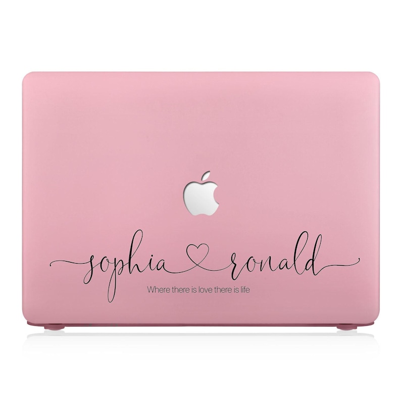personalized rubberized matte coating hard hardshell case cover for apple MacBook pro 13 inch touch bar A1706 A1708 A1989 flamingo pink image 1