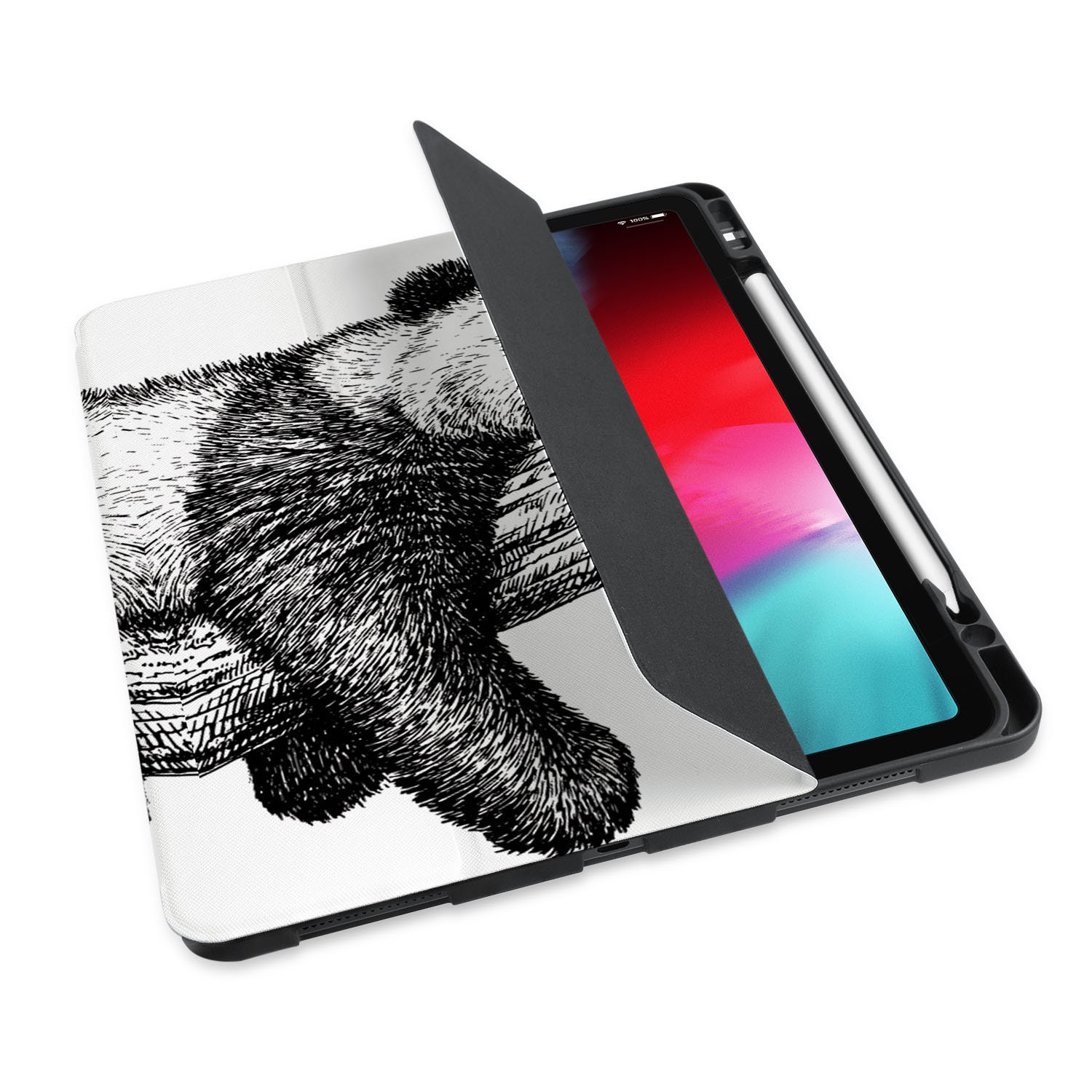 Ipad Smart Case With Pencil Holder for Ipad 9.7 10.2 Etsy