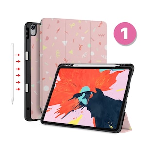 iPad Case 2025 with Pencil Holder for iPad Pro 13 iPad 9.7 10.2 10.9 iPad Air 13 11 10.9 Pro 11 12.9 M1 M2 M4 Auto Sleep/Wake up Baby