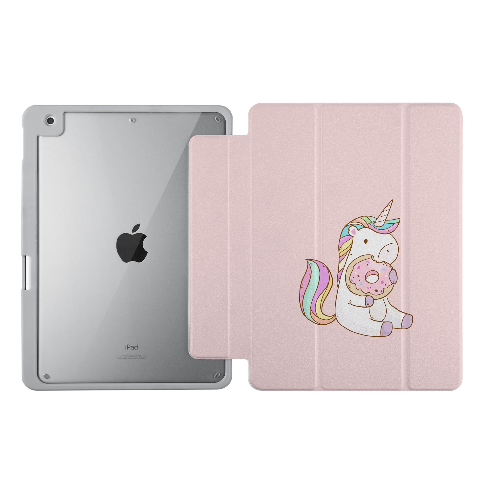 Acrylic iPad Case iPad Pro 12.9 11 iPad Mini 6 iPad 10.9 10.2 9.7 iPad 7 8  9 iPad 10 2022 Case With Pencil Holder Custom Gift Unicorn 