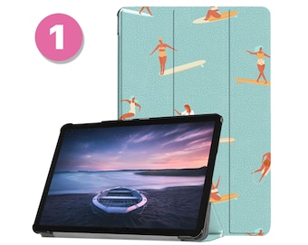 Skórzane etui z podstawką do tabletu Samsung Galaxy Tab S10+/Ultra, S9/FE/Plus/Ultra, S8/S8+, S7, S6, A9/A8/A7 Lite, S7 FE i innych modeli