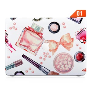 Case for MacBook 2025 Air 13 Pro 13, Pro 14, Pro 16, MacBook Air 13, Air 15 - Supports M1 M2 M3 M4 chips, customizable design beauty make up