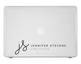 Custom Case for MacBook Air 13" M1/M2/M3/M4 & 15" M2 | MacBook Pro 13"/14"/16" - Add Your Signature Text starry sky