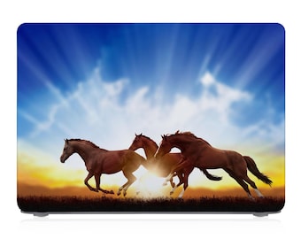 MacBook Case – Customizable Horses Design for Air, Pro 13/14/15/16