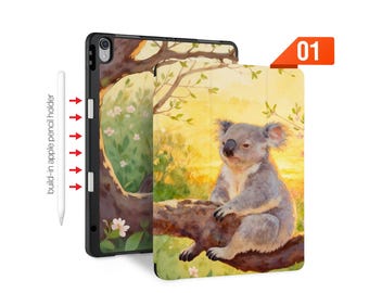 Custom iPad Magnetic Smart Cover with Pencil Holder – Fits All iPad Models: Pro 13/12.9/11, Air 13 11 M3, 10th, A16, Mini Australian