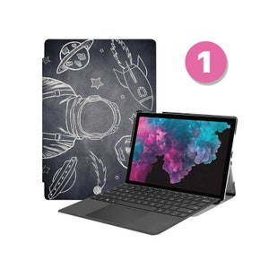 Vegan Leather Folio Case for Microsoft Surface Pro 12 11 10 9 8 7 6 5 4, Pro X & Go – Copilot+ ReadySpace