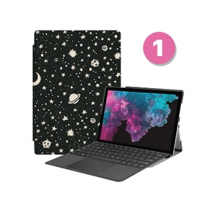 Vegan Leather Folio Case for Microsoft Surface Pro 12 11 10 9 8 7 6 5 4, Pro X & Go – Copilot+ ReadySpace