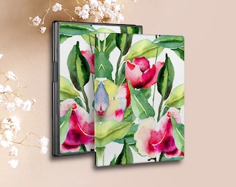 Case for Remarkable 2 10.3" Paper pro 11.8" with Pen Holder, Supports Marker Plus, Wireless Charging, Custom Folio Smart Cover flower