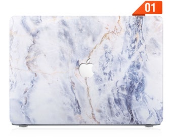 MacBook Pro 13 geval rubberen voor- en onderkant harde kaft voor Apple Pro 14 MacBook Air 13 15 M2 Pro 13 14 15 16 M1 M2 M3 marmer