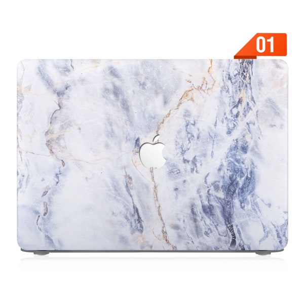 macbook pro 13 case rubberized front and bottom hard cover for apple pro 14 macbook air 13 15 M2 pro 13 14 15 16 M1 M2 M3 marble