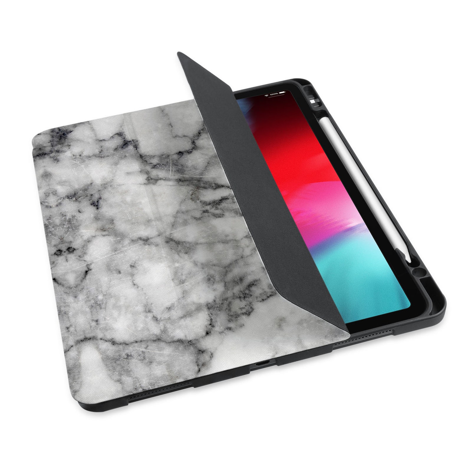 Ipad Smart Case With Pencil Holder for Ipad 9.7 10.2 Etsy