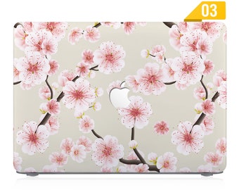 MacBook Pro 13 Hülle gummierte Vorder- und Unterseite Hardcover für Apple Pro 14 MacBook Air 13 15 M2 Pro 13 14 15 16 M1 M2 M3 Sakura