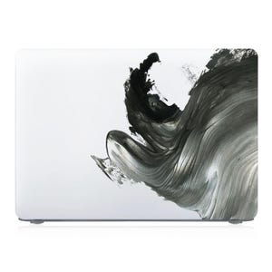 MacBook Case, Ink Painting Design, Protective Hard Cover, Customizable Style Fits All MacBook Models M1 M2 M3 M4 M5 Chips. 02