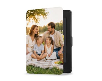 Personalizowane etui na Kindle'a ze zdjęciem, etui z funkcją automatycznego uśpienia/wybudzenia, spersonalizowany design