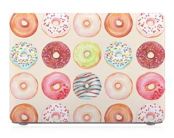 MacBook Case - Macbook Neo, M1-M5 Chip Support, Air 13/15, Pro 13/14/16 customizable design doughnut