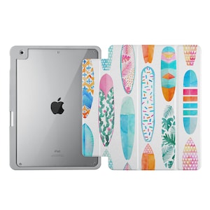 iPad Acrylic Case for, Pro 13", Pro 12.9", Air 13", Pro 11", Mini 6, 7,  Air 10.9", 9.7", 10.2" with Pencil Holder ideal gift plants