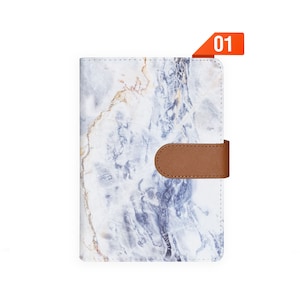 planificateur personnel classeur A6 cuir organisateur organisateur rechargeable planificateur carnet Agenda couverture personnalisé Agenda marbre