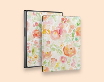 Case for Remarkable 2, Paper pro 11.8" Paper Tablet with Built-in Pen Holder for Marker Plus personlized 10.3" folio smart cover watercolor