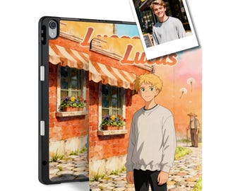 Your photo Custom iPad Case with Pencil Holder – Turn Photo into Whimsical Fantasy Nature Portrait Fits Pro 13 12.9 11 Air6/7 A16 10th Mini
