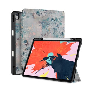 iPad Smart Case with Pencil Holder for 2025 iPad Pro 13 Air 13 M4 12.9 Pro M1 M2 Air 11 10.9 Pro 11&quot; 9.7 10.2 Auto Sleep/Wake Pale Blue