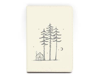 kindle paperwhite case  10.2" kindle scribe oasis case paperwhite cover all new paperwhite 6.8 case kindle 11th gen cover forest log cabin
