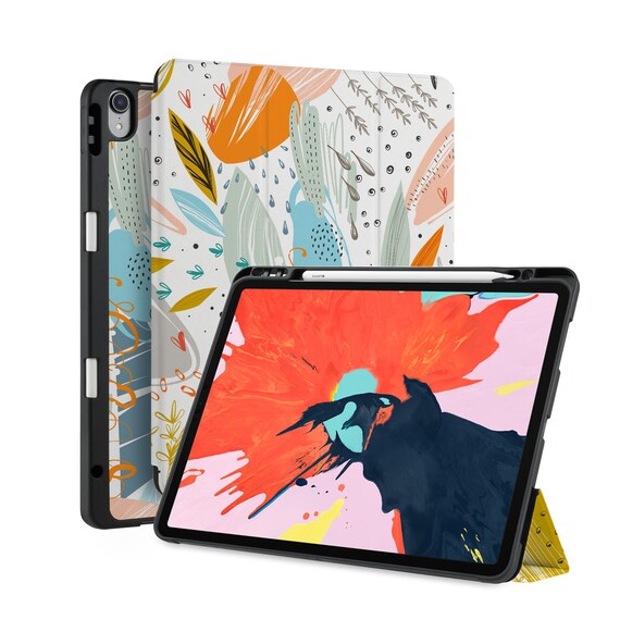 Ipad pro case 2024 with pencil holder