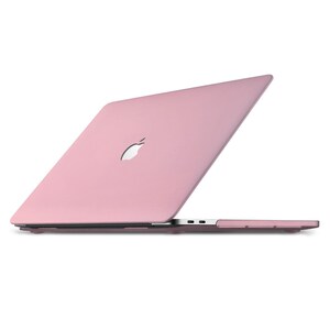 personalized rubberized matte coating hard hardshell case cover for apple MacBook pro 13 inch touch bar A1706 A1708 A1989 flamingo pink image 5