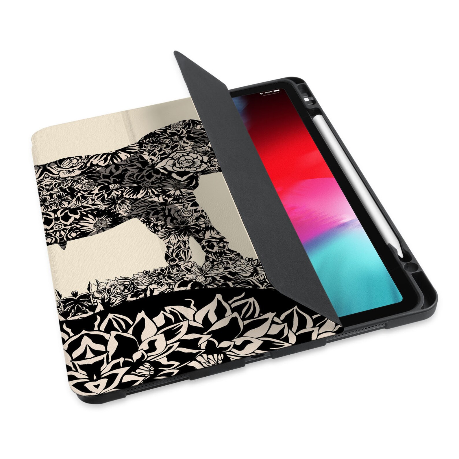 Ipad Smart Case With Pencil Holder for Ipad 9.7 10.2 Etsy Canada